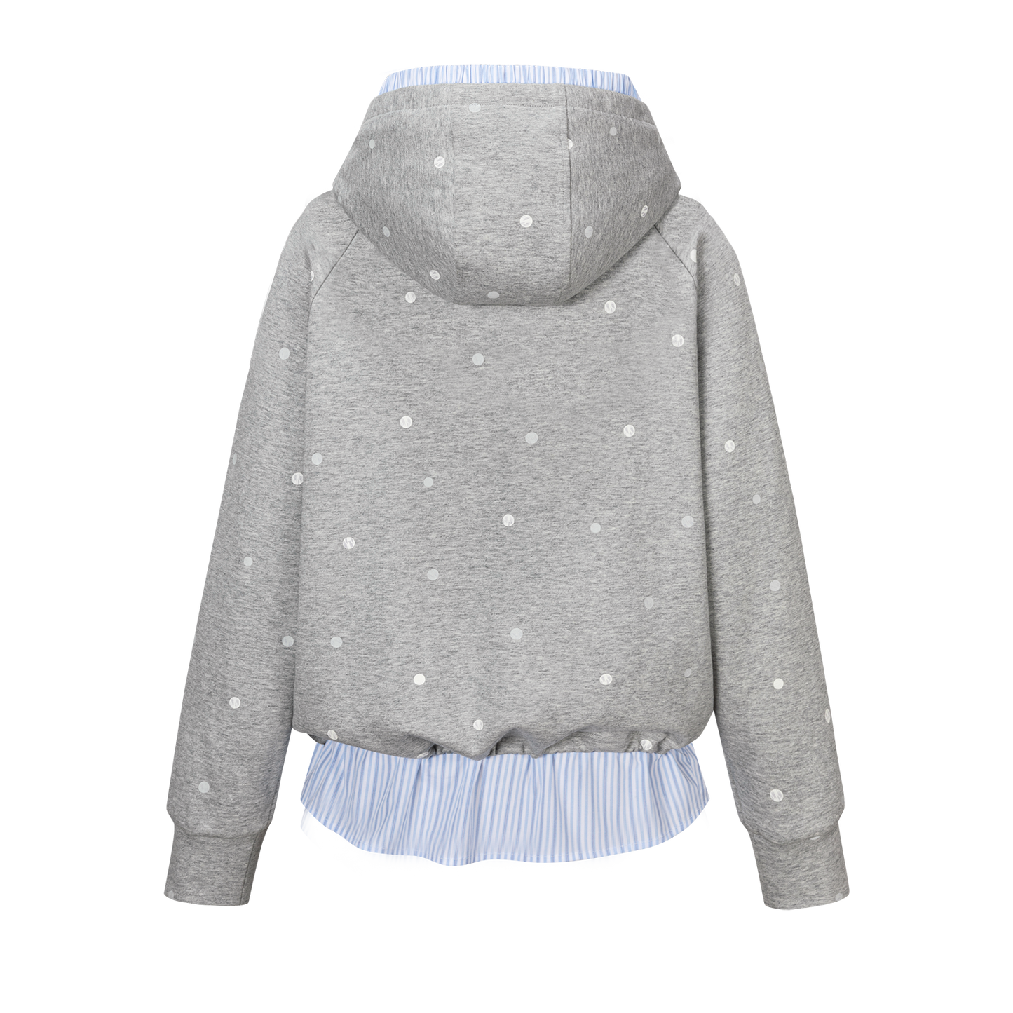 13DE MARZO Patchwork Polka Dot Sweatshirt