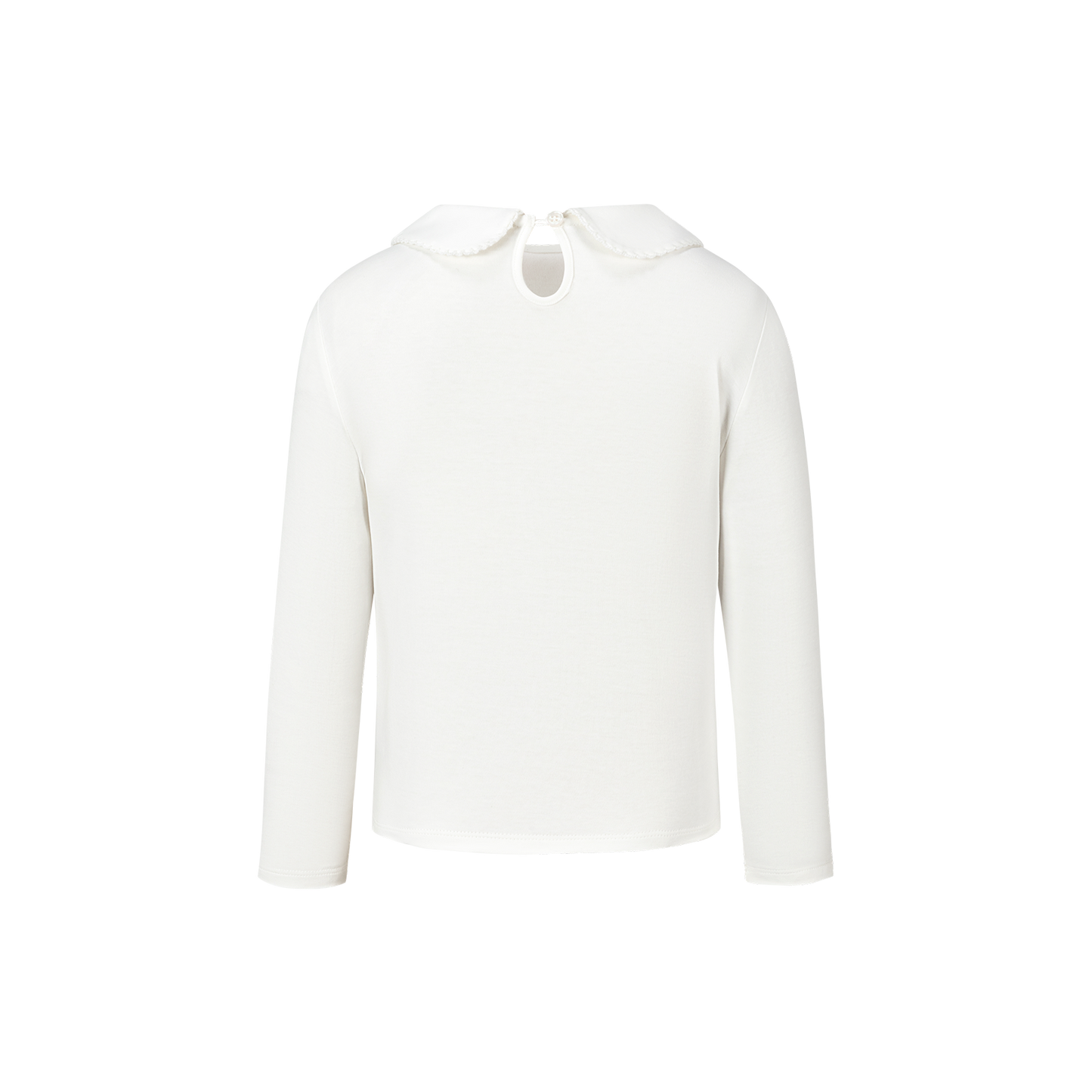 13DE MARZO BabyBear Floral Surround Long Sleeve White