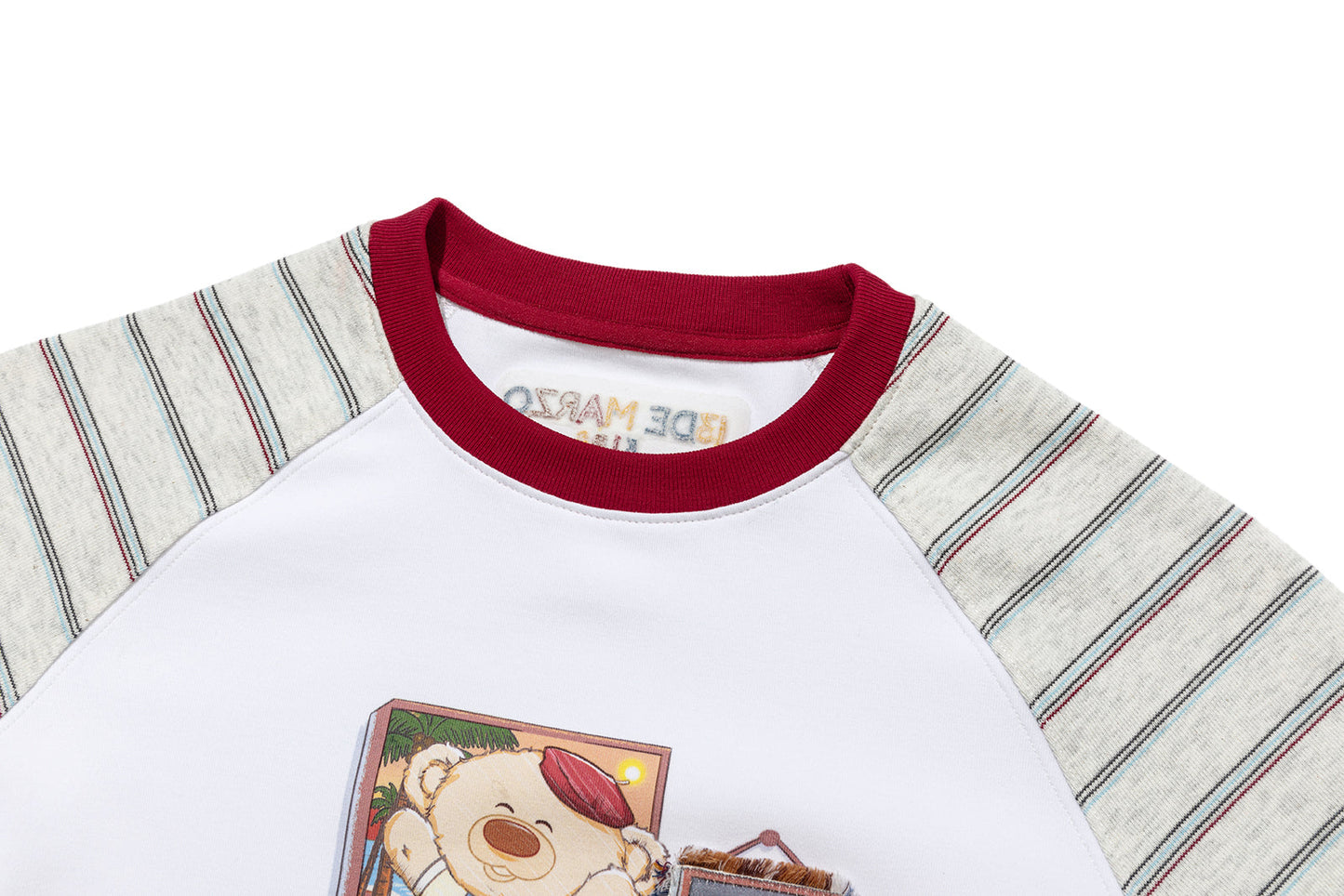 13DE MARZO Babybear Little Painter Long-Sleeve T-shirt