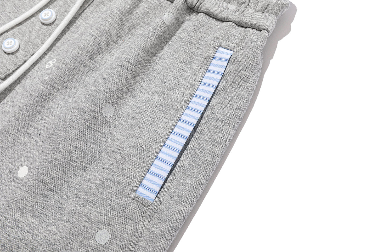 13DE MARZO Patchwork Polka Dot Sweatpants