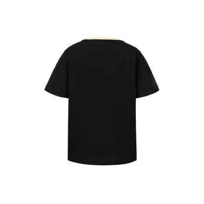 13DE MARZO BabyBear Round Neck T-shirt Black