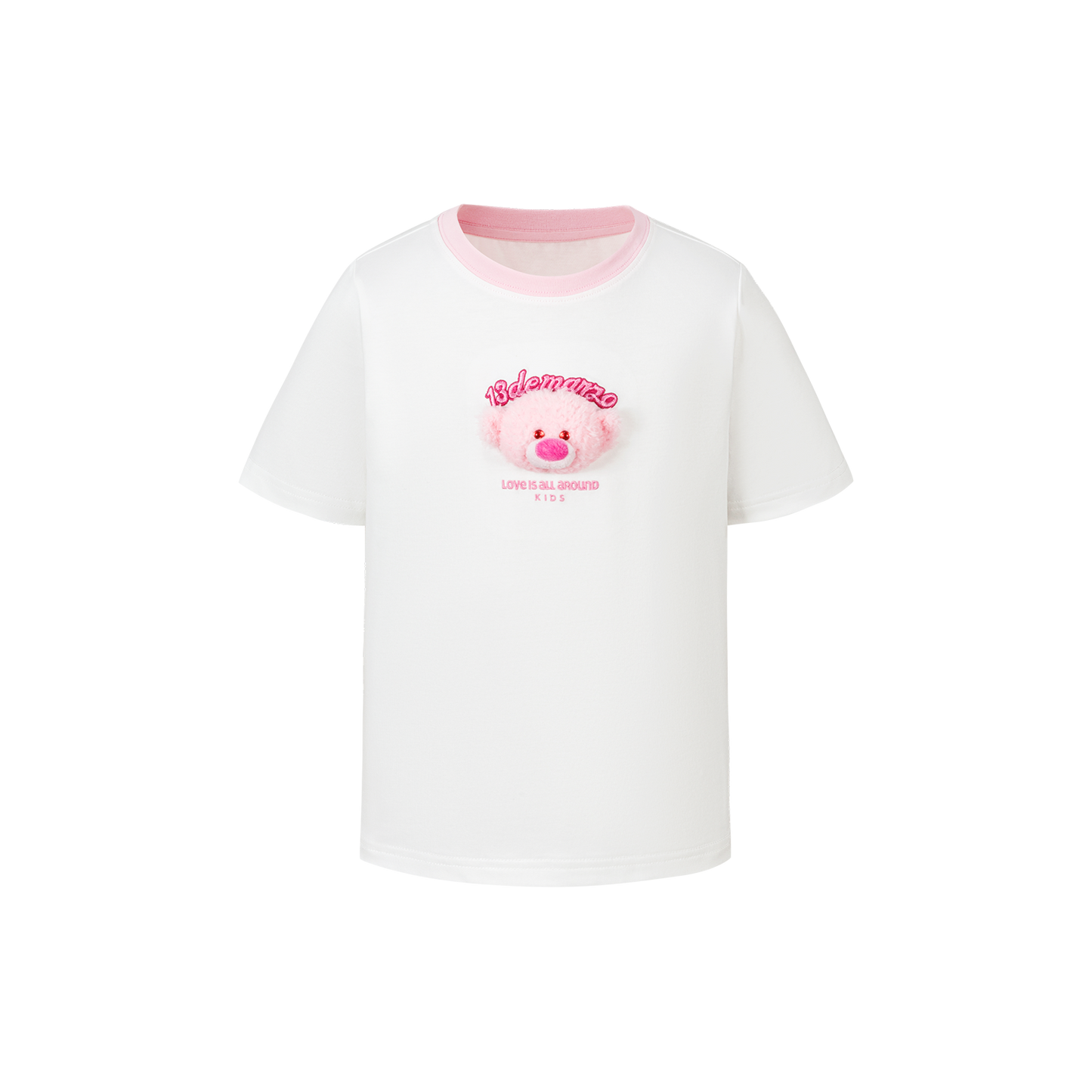 13DE MARZO BabyBear Round Neck T-shirt White