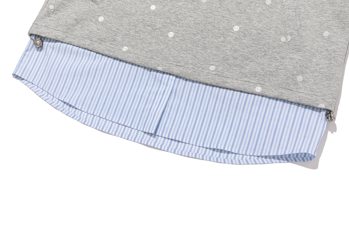 13DE MARZO Patchwork Polka Dot Sweatshirt