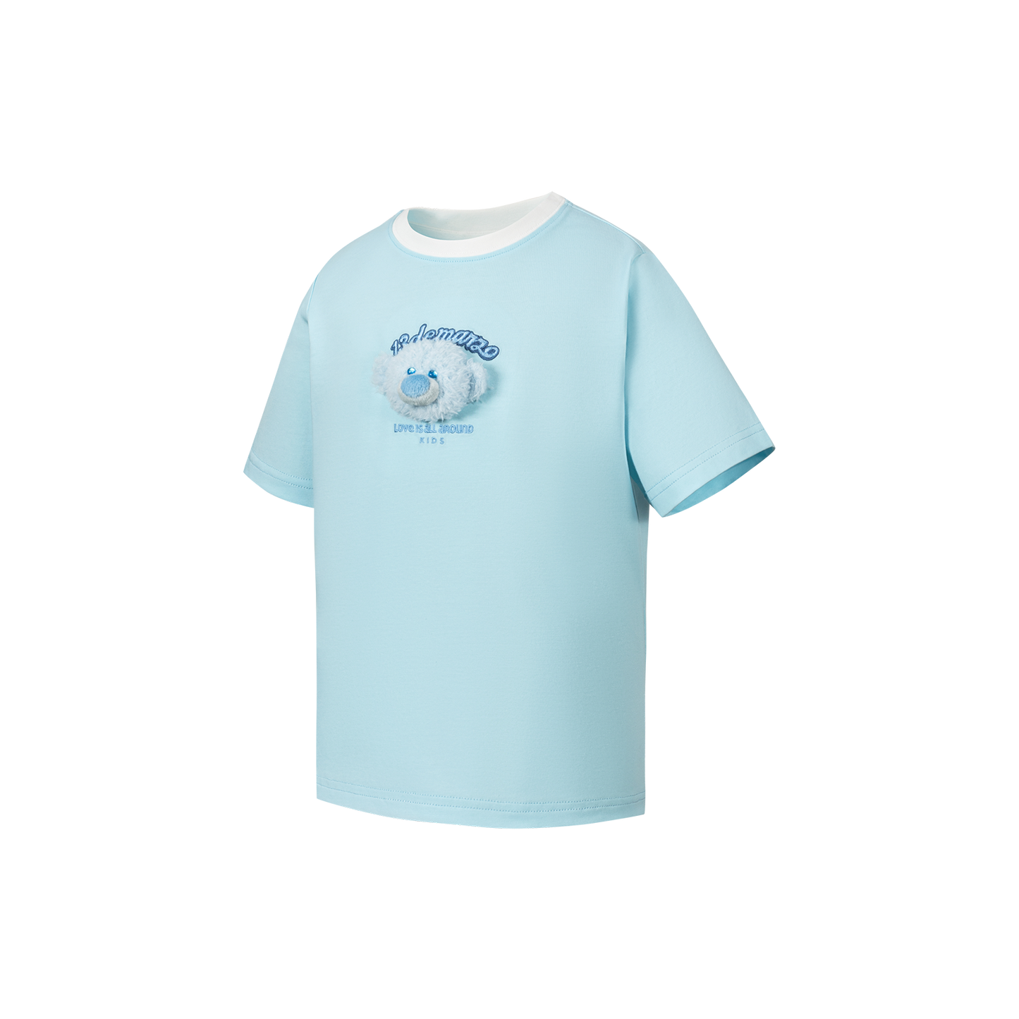 13DE MARZO BabyBear Round Neck T-shirt Blue
