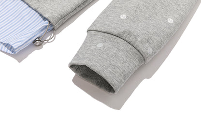 13DE MARZO Patchwork Polka Dot Sweatshirt