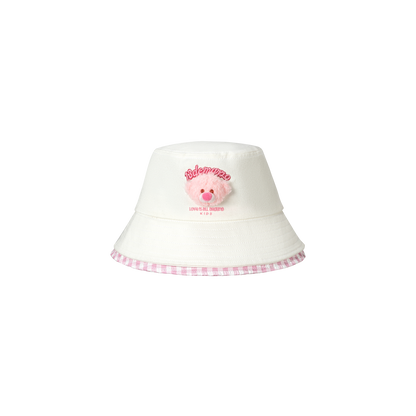 13DE MARZO BabyBear Bucket Hat White