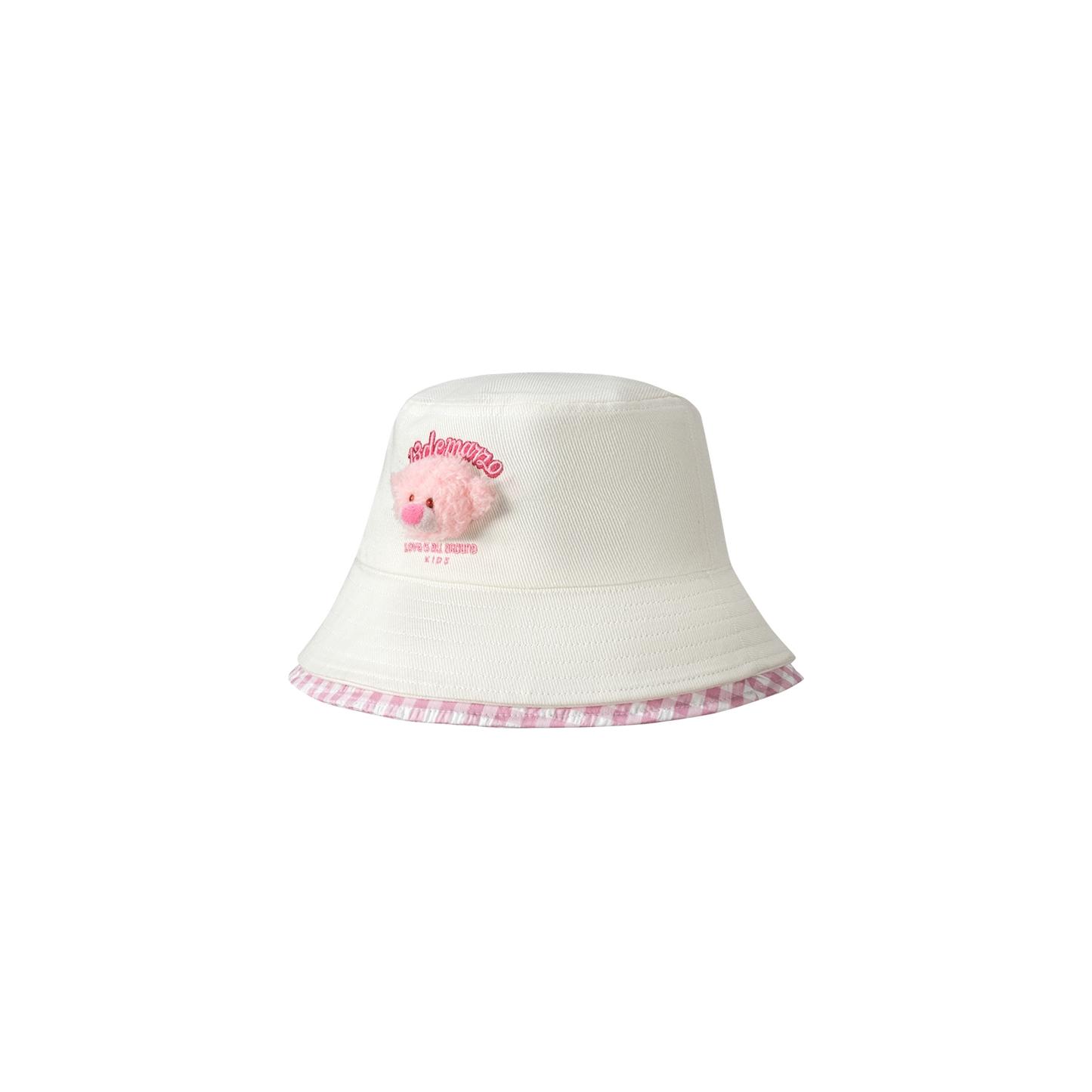 13DE MARZO BabyBear Bucket Hat White