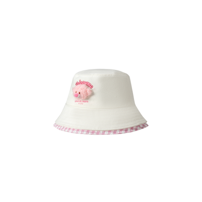 13DE MARZO BabyBear Bucket Hat White