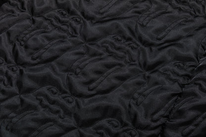 13DE MARZO Rolling Stones All-Over Print Coat Black