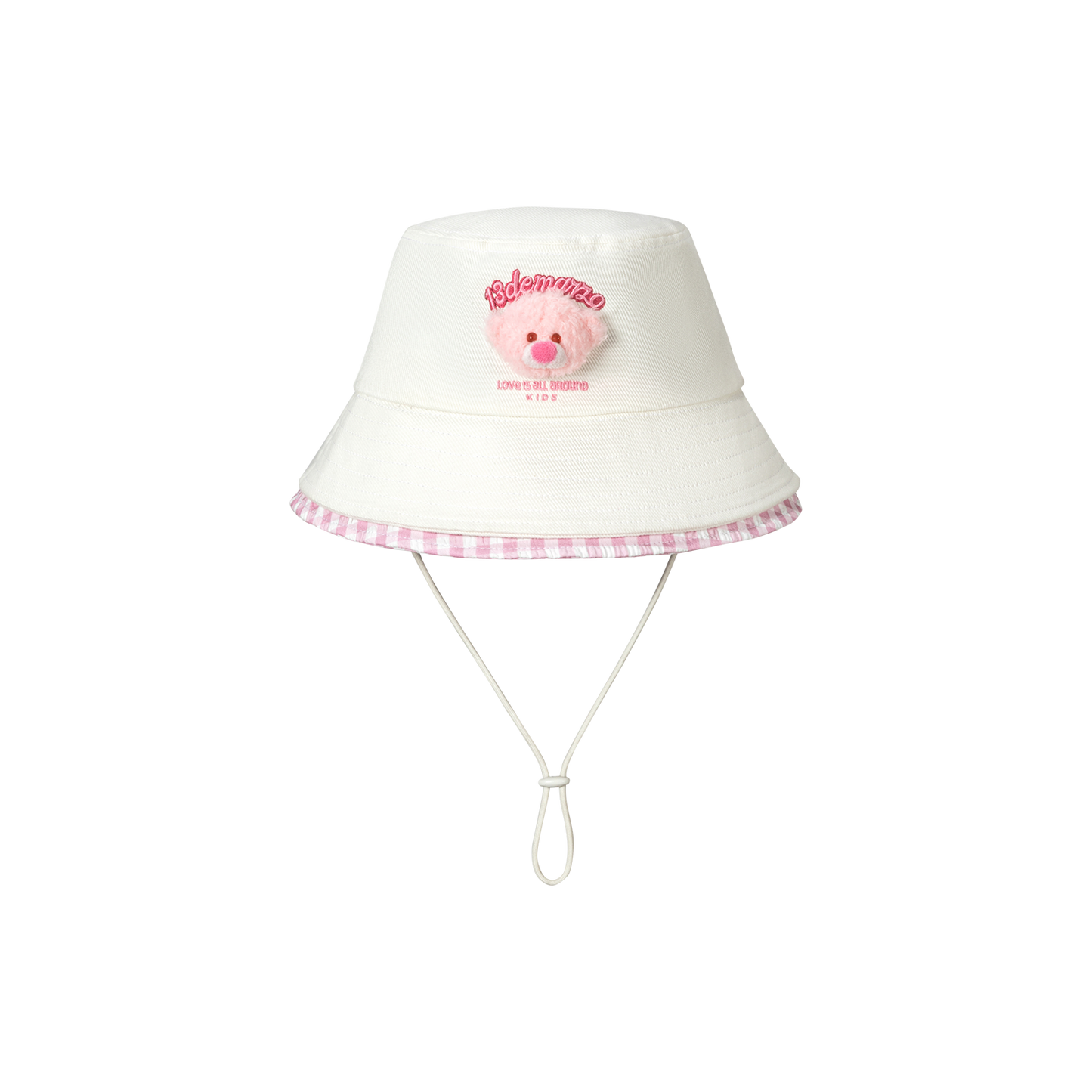 13DE MARZO BabyBear Bucket Hat White