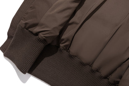 13DE MARZO Doozoo Short Down Jacket Brown