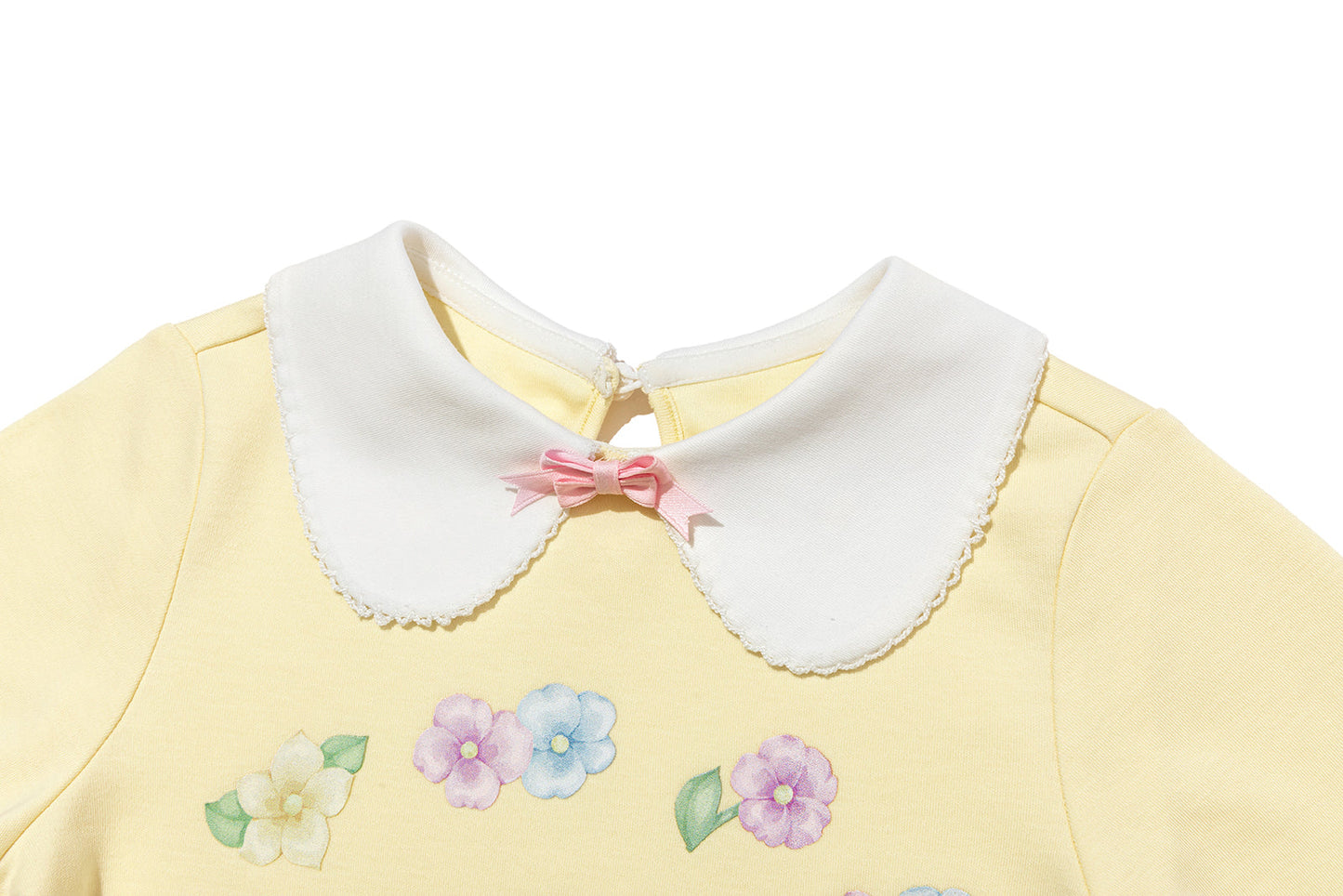 13DE MARZO BabyBear Floral Surround Long Sleeve Yellow