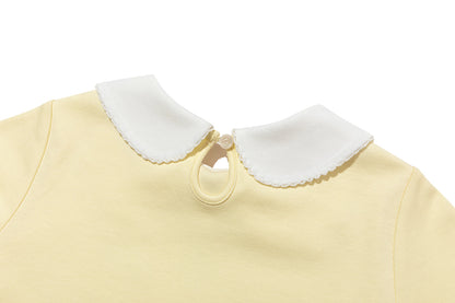 13DE MARZO BabyBear Floral Surround Long Sleeve Yellow