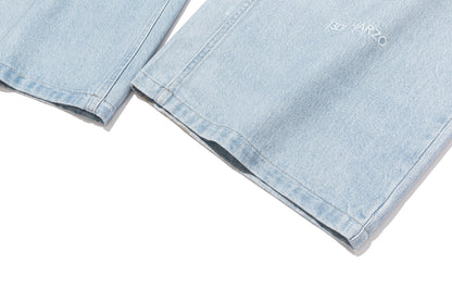13DE MARZO x Chupa Chups Charm Chain Printed Jeans Blue