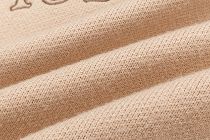 13DE MARZO Mock Three Piece Knit Pleated School Dress Khaki