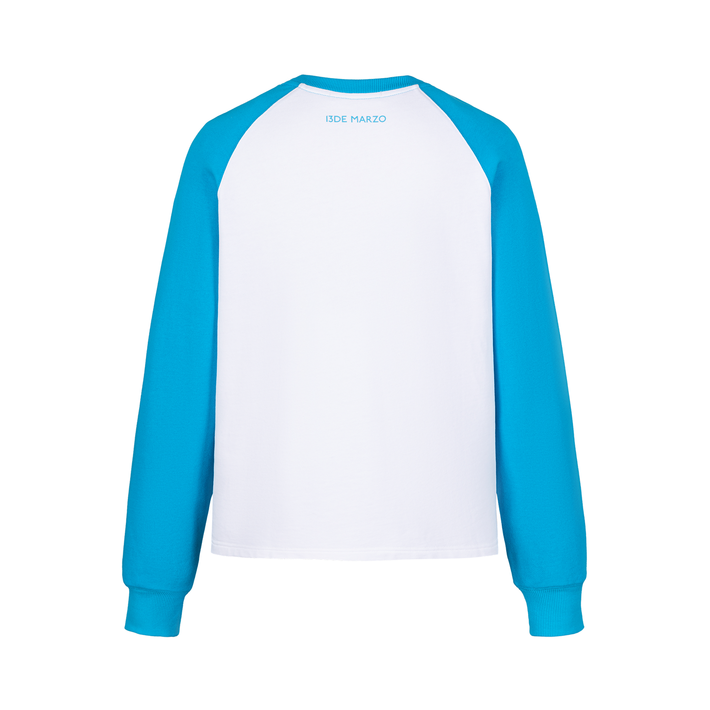13DE MARZO Doozoo Colour-Blocked Raglan Sleeve Blue