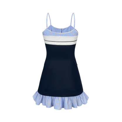 13DE MARZO Two-piece Style Blazer with Badge Dress Navy Blue