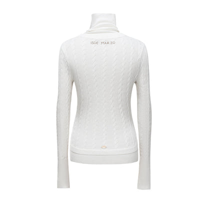 Harry Potter × 13DE MARZO Quidditch Bear High Neck Sweater White