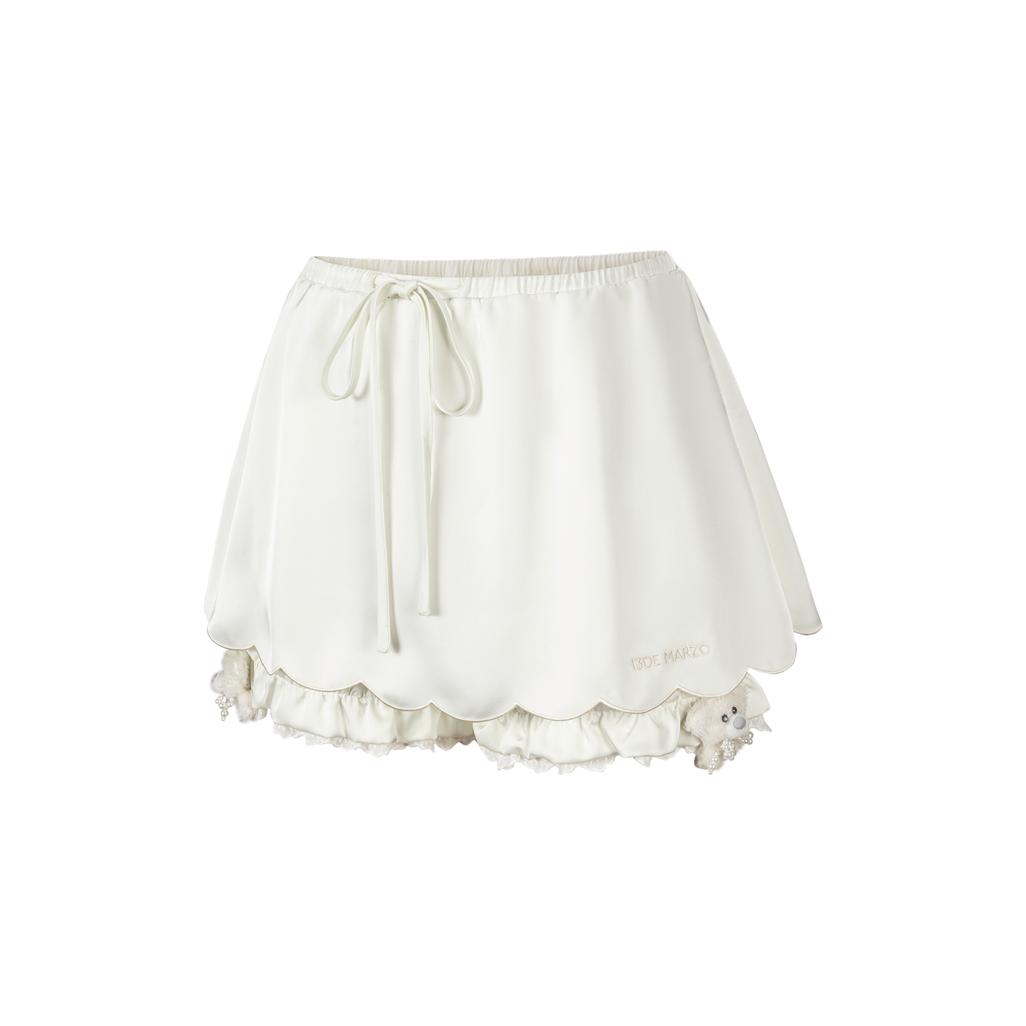 13DE MARZO Sailor Collar Dress Two-Piece Set Khaki