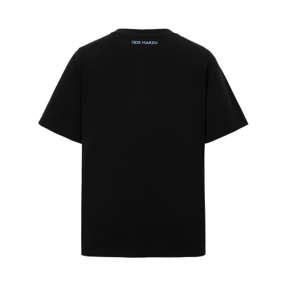 13DE MARZO Butterfly Bush T-shirt Black