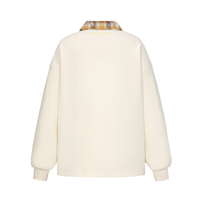 13DE MARZO Real Cap Bear Sweater Beige