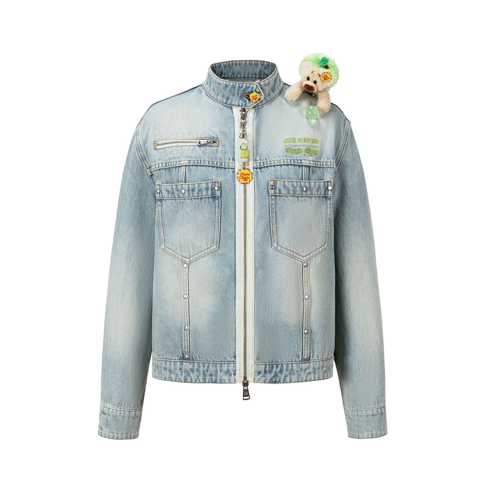 服/ファッション Zipper Jeans mnml Men's B574 Zipper Flare Denim - Blue, 28 at Amazon Men's