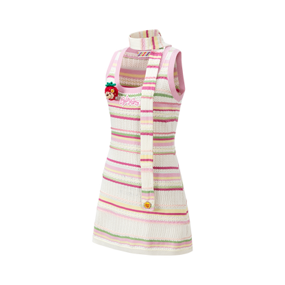 13DE MARZO x Chupa Chups Lollipop Striped Knit Dress