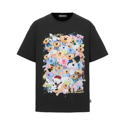 13DE MARZO Doozoo Assemble T-Shirt Dark Grey