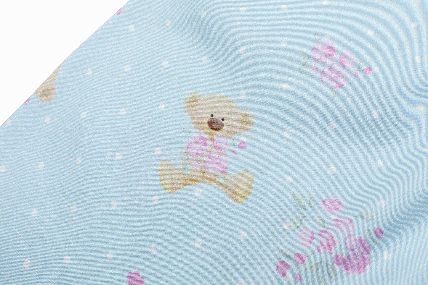 13DE MARZO All-Over Floral Print Loose Pants Blue