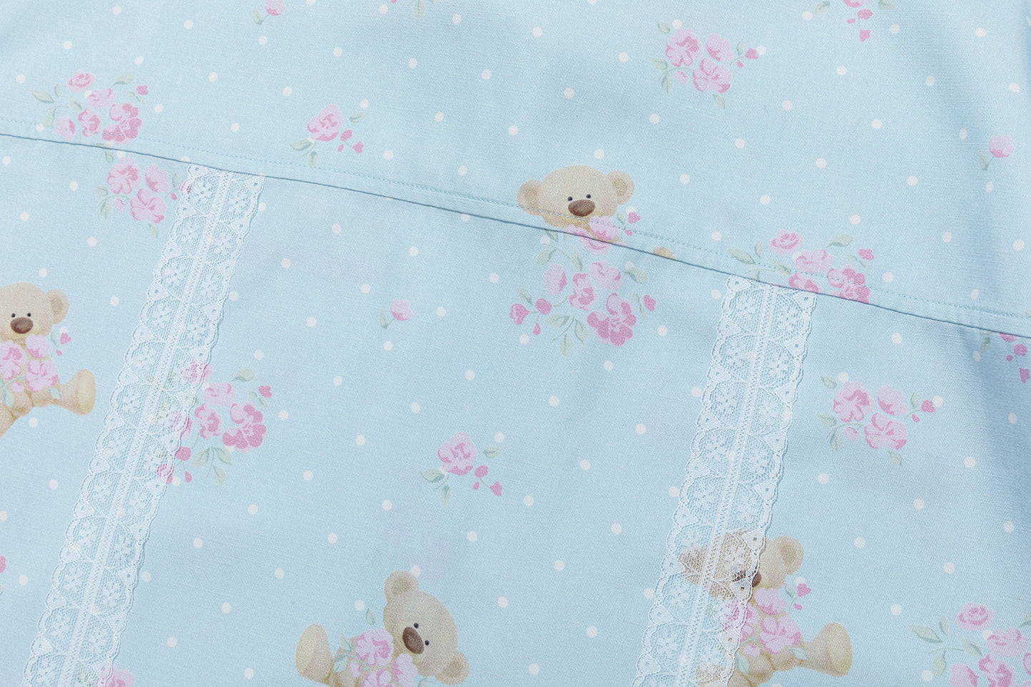 13DE MARZO All-Over Floral Print Shirt Blue