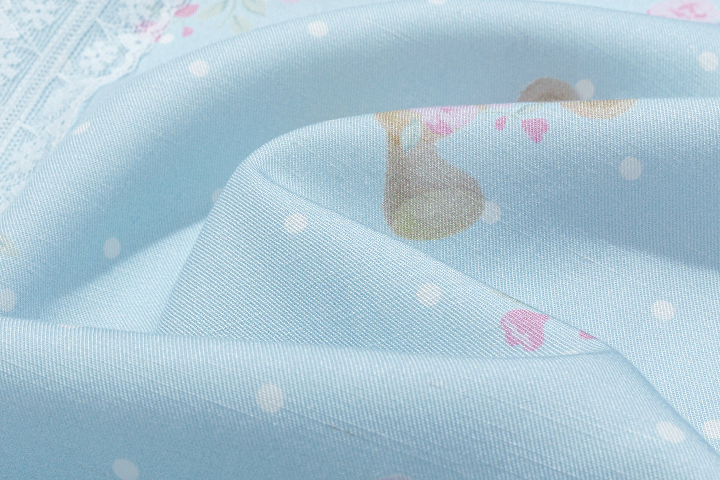13DE MARZO All-Over Floral Print Shirt Blue