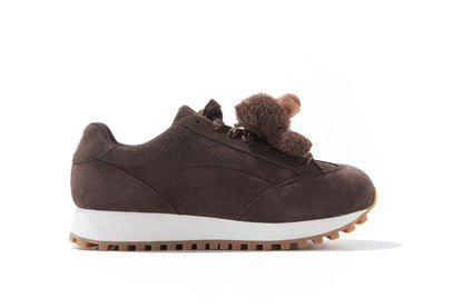 13DE MARZO Round-Toe Casual Sneakers Brown
