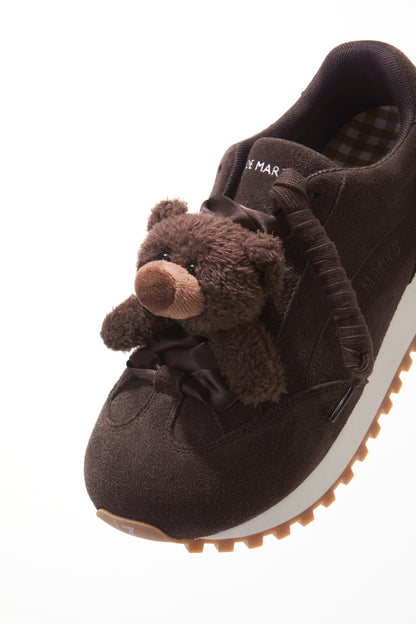 13DE MARZO Round-Toe Casual Sneakers Brown
