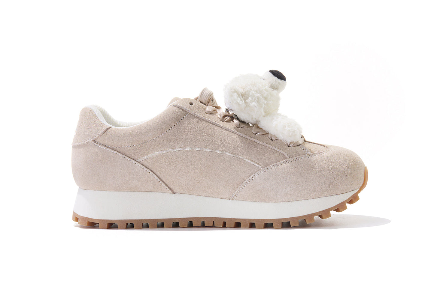 13DE MARZO Round-Toe Casual Sneakers Khaki
