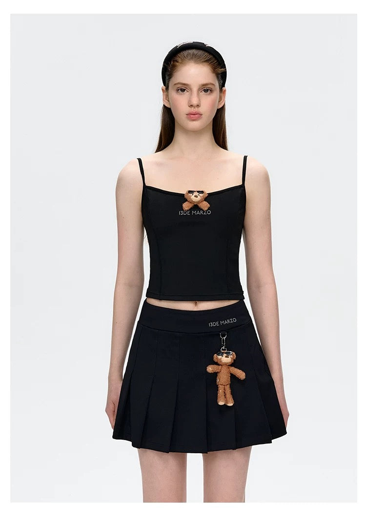 13DE MARZO Sunburnt Bear Cooling Tank Black