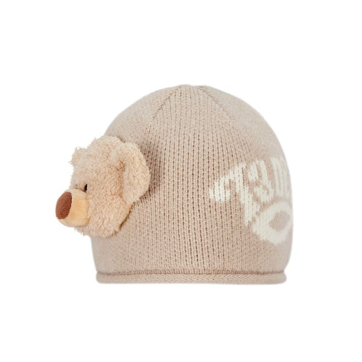 13DE MARZO Doozoo 3D Bear Beanie Almond