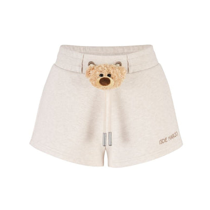 13DE MARZO Doozoo Brushed Shorts Beige