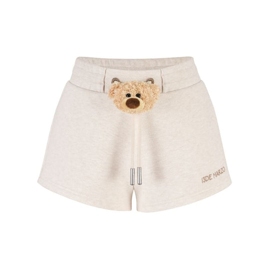 13DE MARZO Doozoo Brushed Shorts Beige