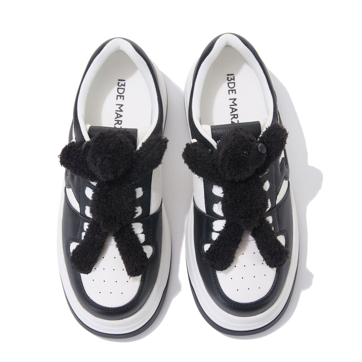 13DE MARZO Casual Platform Sneakers Black