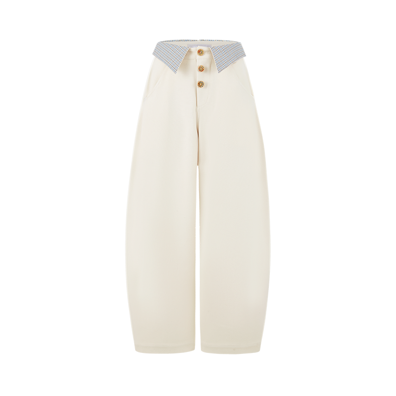13DE MARZO Detachable Clown Bear Overall Beige