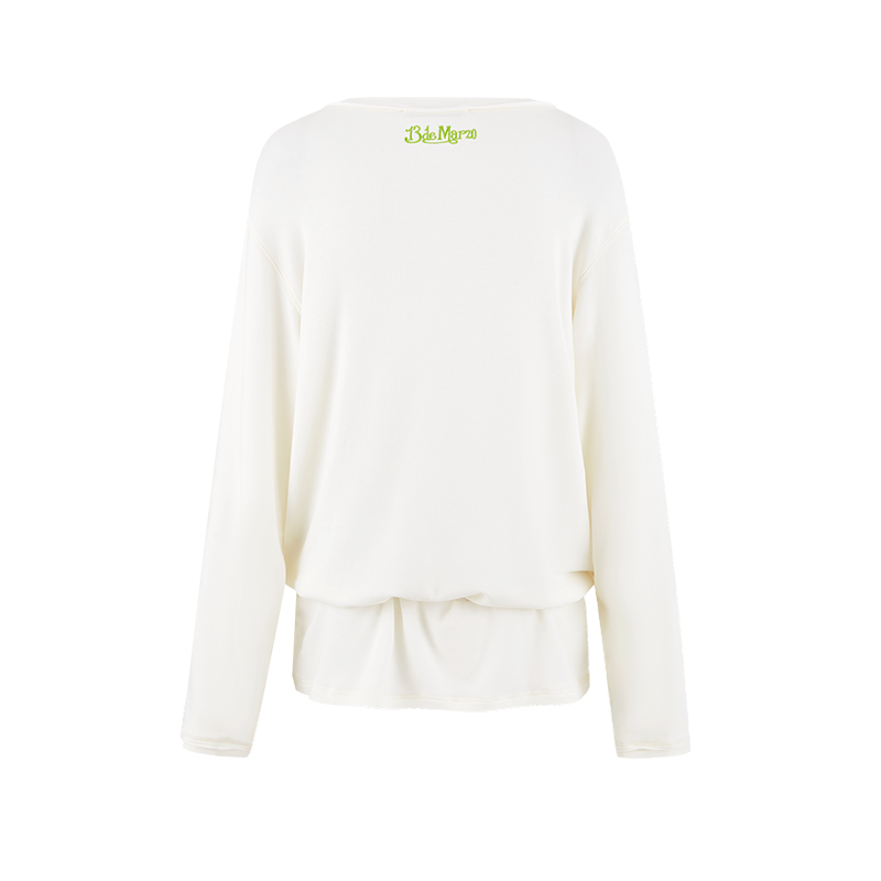 13DE MARZO Floral Bear Tee White