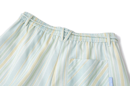 13DE MARZO Floral Lines Trousers Green