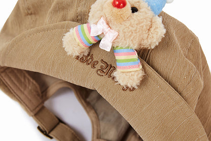 13DE MARZO Vintage Artist Octagonal Hat Brown