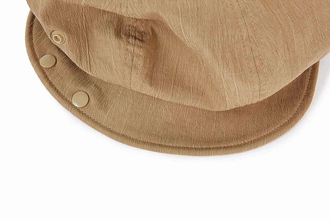 13DE MARZO Vintage Artist Octagonal Hat Brown