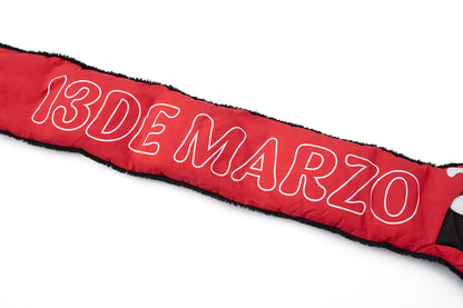 13DE MARZO Rolling Stones Tongue Scarf Red