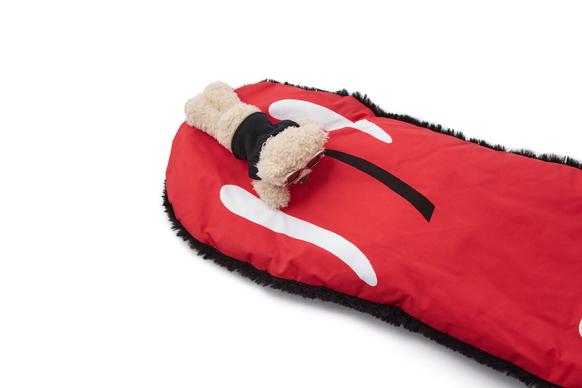 13DE MARZO Rolling Stones Tongue Scarf Red