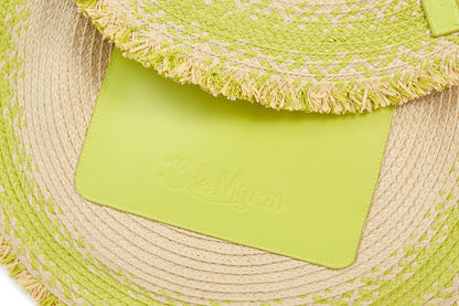 13DE MARZO Straw Tote Bag