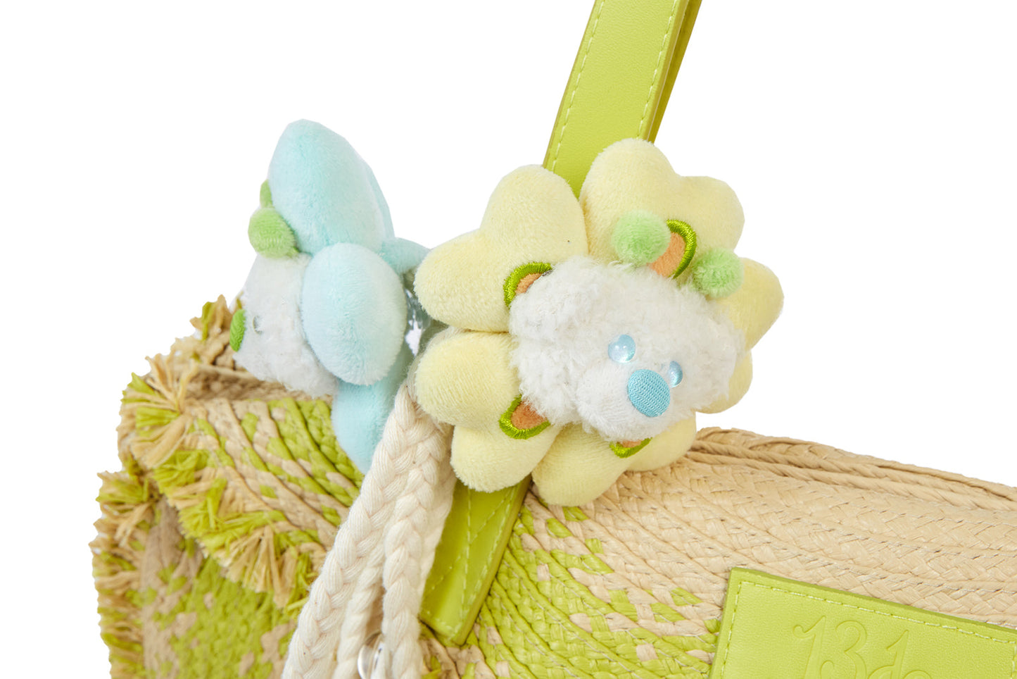 13DE MARZO Straw Tote Bag