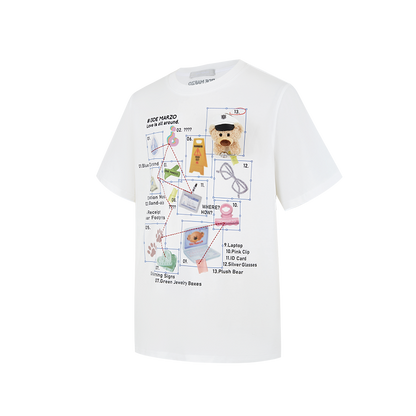 13DE MARZO Clue Version T-Shirt White