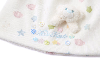 13DE MARZO All-Over Star Print Knit Beanie
